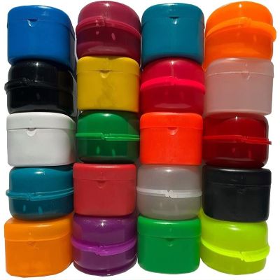 100 to 1000 Dental Orthodontic Denture LARGE Retainer Cases: ASSORTED STYLES and COLORS (1000)