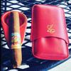 Lipstick And Smoke Red Cigar Case view 3