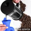 2 Quart Home Enema Bag Kit with Hose Tips and Water Flow Clamp - Colon Cleansing Enema Bag (Blue) view 4