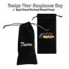 TopTie Custom 50 PCS Sunglasses Case Bags, Logo Printed Party Favors Microfiber Pouch Storage Drawstring Bag view 2