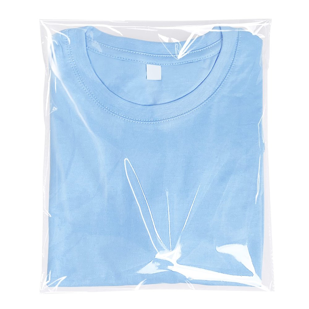 Morepack Large Self Sealing Cellophane Bags Self Adhesive,9x12 Inches Clear Resealable Cellophane Plastic Bags for Packaging Clothes, T-shirts, Pants,200 Pieces