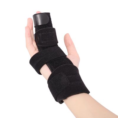 Scurnhau Trigger Finger Splint Finger Brace for 2 Fingers Reversible Finger Splints for Mallet Finger Broken Finger Arthritis Metacarpal Fracture Hand Brace with Finger Support Joints Immobilizer-L/XL