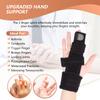 Scurnhau Trigger Finger Splint Finger Brace for 2 Fingers Reversible Finger Splints for Mallet Finger Broken Finger Arthritis Metacarpal Fracture Hand Brace with Finger Support Joints Immobilizer-L/XL view 3