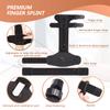 Scurnhau Trigger Finger Splint Finger Brace for 2 Fingers Reversible Finger Splints for Mallet Finger Broken Finger Arthritis Metacarpal Fracture Hand Brace with Finger Support Joints Immobilizer-L/XL view 4