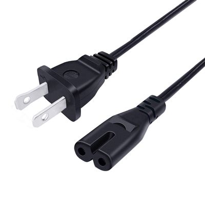 2 Prong Power Cord for Philips Respironics Resmed S8, S9, Elite II, 33938 CPAP Machine Power Cord Replacement 8ft AC Cable