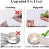 BAOLSLS 50 Pieces Pipe Screens,Apply Size for 0.5 to 0.75in,100% Stainless Steel Mesh,with 3 in 1 Small Portable Cleaning Tool and Brush and Box view 3