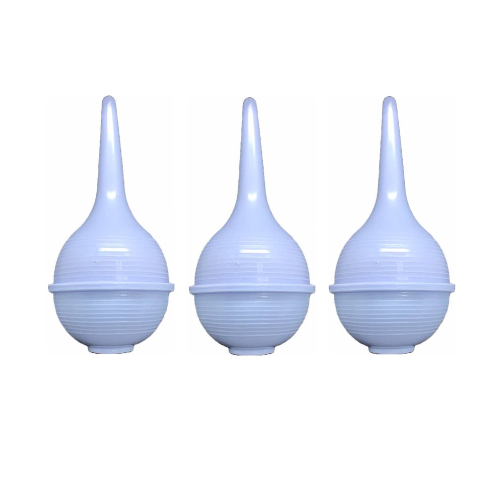 Comfort Soft Sterile Ear Bulb Rubber Hand Squeeze Baby Bulb Suction Sucker - 2 oz - Nasal - Ulcer (3 Pack)