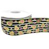 3" Printed Grosgrain Ribbon| Beautiful Printed Grosgrain Ribbon for Hair Bows/Headbands/Crafting/| Used for Gift Wrapping| Dressing Arts Sewing Birthday Party Events Bridal Shower|Pink view 1