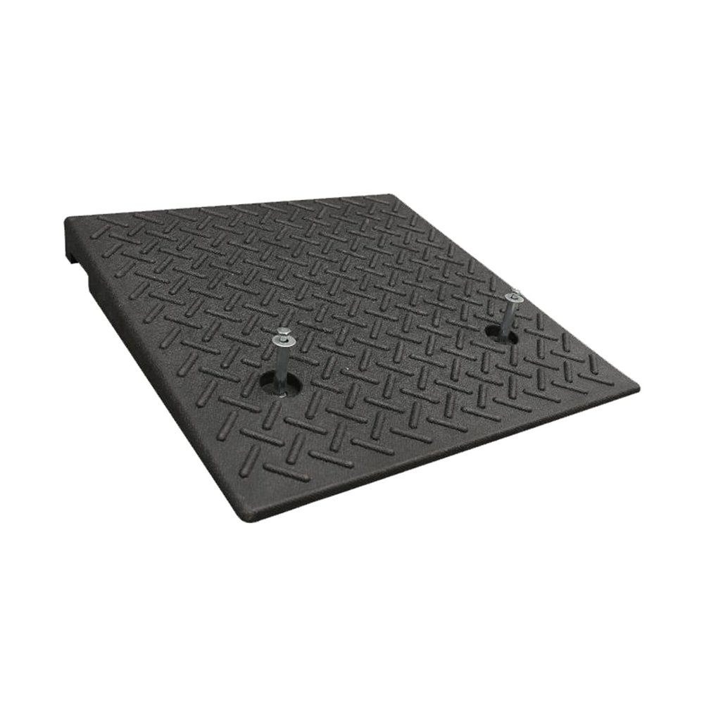 ZARBAILRE Wheelchair Ramps 19.731.510.6inch, Small Rubber Threshold Ramp for Doorway, Multi Purpose Curb Ramps Non Skid for Home, Steps, Stairs, Doorways, Curbs
