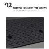 ZARBAILRE Wheelchair Ramps 19.731.510.6inch, Small Rubber Threshold Ramp for Doorway, Multi Purpose Curb Ramps Non Skid for Home, Steps, Stairs, Doorways, Curbs view 3