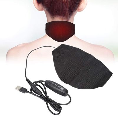 Neck Heating Pad Heat Pillow, Neck Electric Heating Portable USB Heated Neck Wrap with Adjustable Temperature and Neck Collar to Keep Your Neck Warm Neck Heating Pad Electric Heated Neck Wrap