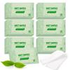 100 Pack Green Tea Wet Wipes Bulk for Homeless, Clean Face Hands Quickly, Green Tea Wet Wipes Bulk for Homeless, Perfect for Hiking Camping Travel Outdoor view 1