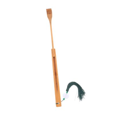 Back Scratcher Scratching Device Folding Scratcher Wooden Back Tools for Men Back Scratcher Handle Scratcher Handheld Portable Scratcher Aldult Man Bamboo