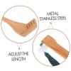 Back Scratcher Scratching Device Folding Scratcher Wooden Back Tools for Men Back Scratcher Handle Scratcher Handheld Portable Scratcher Aldult Man Bamboo view 3