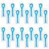 Seewey 1000 Pcs Dental Floss Threaders Deep Clean Floss for Braces, Bridges, and Implants, Multifunctional Nylon Loop Design for Your Teeth, Pack of 20(Blue) view 1