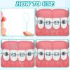Seewey 1000 Pcs Dental Floss Threaders Deep Clean Floss for Braces, Bridges, and Implants, Multifunctional Nylon Loop Design for Your Teeth, Pack of 20(Blue) view 3