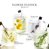 KKOKDAM Fancy Korean Tea Gift Set  Premium Flower Tea Stick Variety Pack - 5 Loose Leaf Blooming Flower Teas view 2