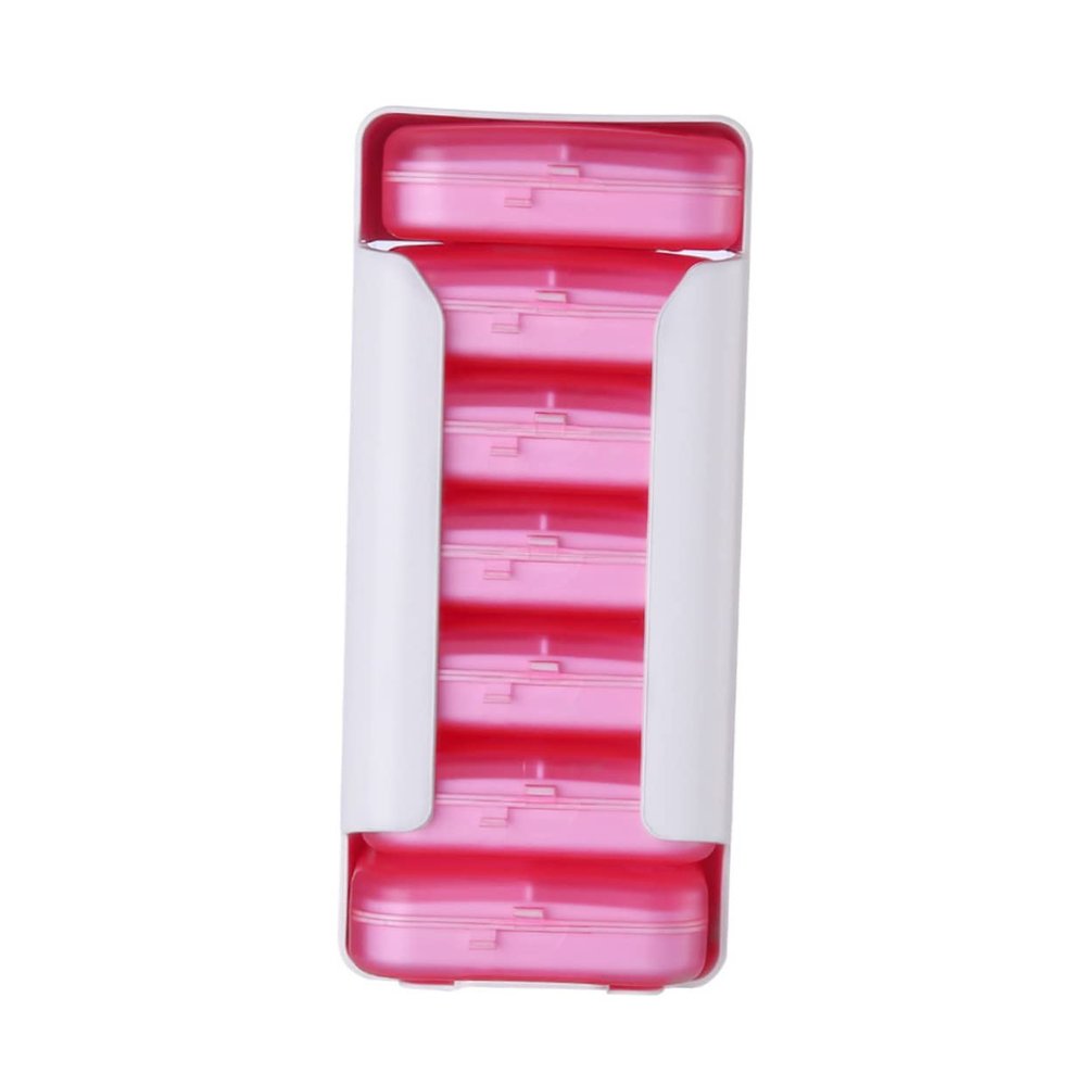 1 Set 7 42 Container 7 Day Organizer Daily Cases 7day Organizer Sealable Containers Bin Organizer Case Pink Containers Medicine Storage Case Storage Travel