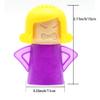 ZPCTECHGO Microwave Oven Cleaner, Angry Mom Microwave Cleaner, Steamer Cleaning with Vinegar and Water, Microwave Oven Cleaner for Kitchen Office (Purple) view 2