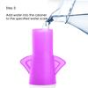 ZPCTECHGO Microwave Oven Cleaner, Angry Mom Microwave Cleaner, Steamer Cleaning with Vinegar and Water, Microwave Oven Cleaner for Kitchen Office (Purple) view 4