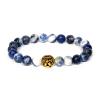 Tiger Eye Lava Bracelets Men 8mm Nature Volcanic Stone Women Jewelry,34,21cm-8.3inch view 1