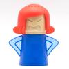 ZPCTECHGO Angry Mum Microwave Oven Cleaner for Kitchen Office, Microwave Cleaner Angry Mom Steamer Cleaning with Vinegar and Water, Chemical Free, Steams From Head (Blue) view 1