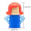 ZPCTECHGO Angry Mum Microwave Oven Cleaner for Kitchen Office, Microwave Cleaner Angry Mom Steamer Cleaning with Vinegar and Water, Chemical Free, Steams From Head (Blue) view 2