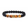 Zircon Prism Bracelets for Women Tiger Eye Obsidian Beads Bracelets Men Yoga Jewelry,10,17cm-6.7inch view 1