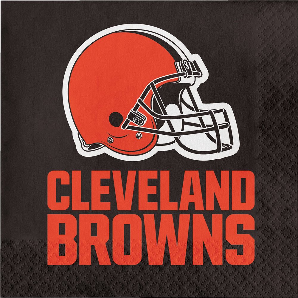 Trendware Cleveland Browns Napkins, 48 ct