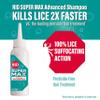 RID Super Max Advanced Shampoo Lice Removal Treatment, 3.4 Fl Oz, Includes Nit Removal Comb view 2