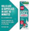 RID Super Max Advanced Shampoo Lice Removal Treatment, 3.4 Fl Oz, Includes Nit Removal Comb view 3