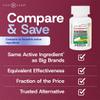 GeriCare Pain Reliever Extra Strength Caplets  100 Count  Acetaminophen 250mg, Aspirin 250mg (NSAID), Caffeine 65mg  Powerful Triple-Action Formula for Headaches, Migraines & Minor Aches view 2