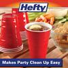 Hefty Easy Grip Disposable Plastic Cold Cups, Red, 18 Ounce, 50 Count (Pack of 9) view 3