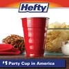 Hefty Easy Grip Disposable Plastic Cold Cups, Red, 18 Ounce, 50 Count (Pack of 9) view 4