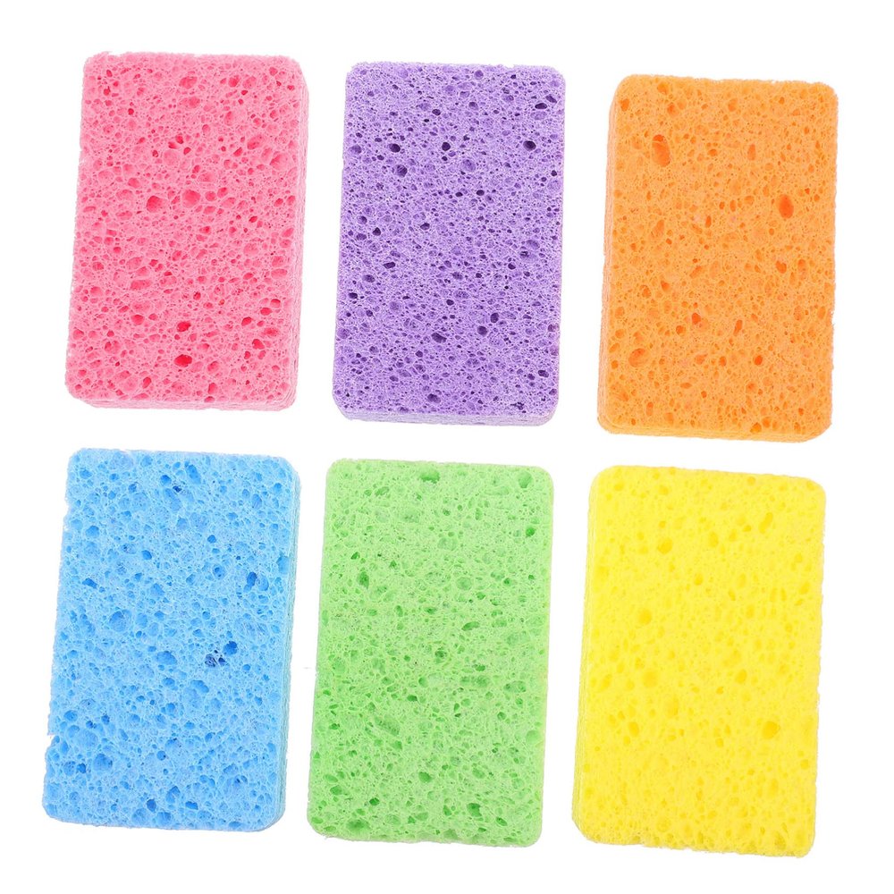 12pcs Assorted Towels Multi-Functional Dish Washing Cloths Soft and Wood Pulp Sponges for Efficient Cleaning of Dishes Glassware and