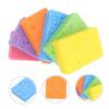 12pcs Assorted Towels Multi-Functional Dish Washing Cloths Soft and Wood Pulp Sponges for Efficient Cleaning of Dishes Glassware and view 3
