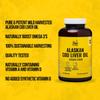 On Target Living Alaskan Cod Liver Oil 120 Soft Gels | Line Caught in The USA | Naturally Occurring Vitamin D | Rich in Omega 3 DHA/EPA view 3