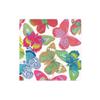 Caspari Butterflies Bright Boxed Cocktail Napkins - 40 Per Box view 1
