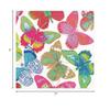 Caspari Butterflies Bright Boxed Cocktail Napkins - 40 Per Box view 4
