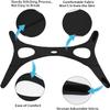 Anti Snoring Chin Strap for Men and Women, Comfortable Chin Strap for Cpap Users, Adjustable Stop Snoring Chin Strap Snoring Solution Chin Straps to Keep Mouth Closed While Sleeping (Black) view 4