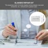 iplusmile Eyeglass Repair Kit Precision Screwdriver Glasses Repair Screws and Nose Pads Accessories for Glasses Sunglasses and More view 3