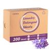 Laundry Detergent Sheets, 200 Sheets Lavender Laundry Soap Strips - No Plastic Jug Travel Portable Liquidless Washing Supplies Eco-Friendly Hypoallergenic - 200 Loads view 1