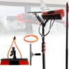 39 FT Water Fed Pole Kit,Length Water Fed Brush,20m Water Pipe Cleaning System,Outdoor Window Cleaner Window Cleaning Tool,for Caravan Solar Panel Deck,35CM Brush Head,Adjustable Long Pole,20FT/6M view 1