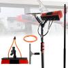 39 FT Water Fed Pole Kit,Length Water Fed Brush,20m Water Pipe Cleaning System,Outdoor Window Cleaner Window Cleaning Tool,for Caravan Solar Panel Deck,35CM Brush Head,Adjustable Long Pole,24FT/7.2M view 1