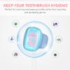 Dokeluk Toothbrush Covers Caps Family Pack:Tooth Brush Coveres Travel Case Protector Plastic Clip for Household Travel, Fits Electronic and Manual Toothbrushes for Adults Kids (W+PINK) view 3