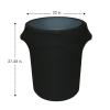 32 Gallon Spandex Trash Can/Waste Container Covers (Navy Blue) view 3