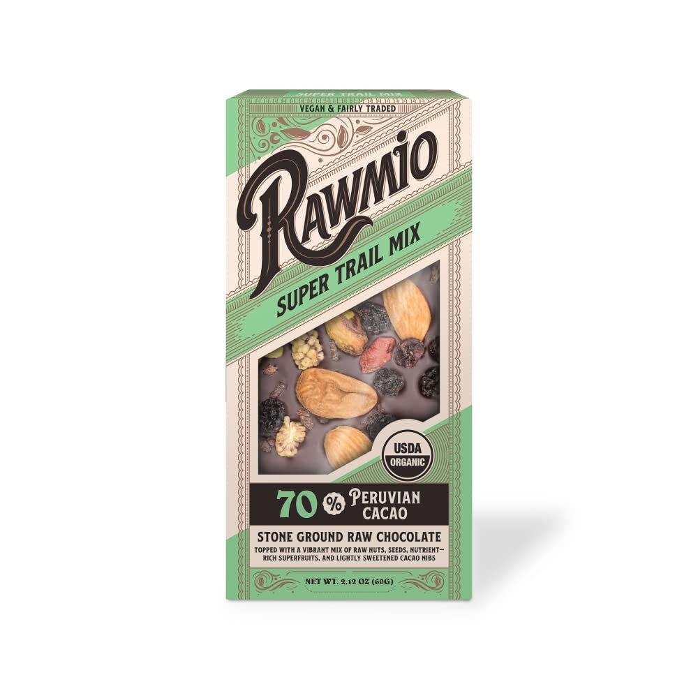 Rawmio Trail Mix Bark - 2.12 oz. - Raw, Organic, Vegan, Kosher