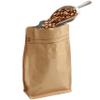 100 Count 0.25 lb Kraft Paper Coffee Bags - High Barrier Kraft & Foil Liner - Flat Bottom Coffee Pouches with Degassing Valve, Food Storage Bags with Rsealable Zipper & Easy Open Tape (100pcs, view 4