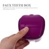 COHEALI 3pcs Portable Holder Case False Storage Box for Travel Cleaning for Care and Maintenance view 4