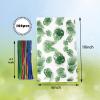 LEOSINDA 100 Pcs Clear Cellophane Treat Bags, 6 X10 Inches Hawaiian Palm Leaf Cellophane Cookie Bags for Gift Wrapping,Packaging Candies,Dessert,Bakery, Candy, Chocolate,Party Decorations view 2